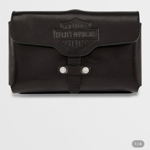 [새상품] 할리데이비슨 컬렉션스 레더 벨트백 블랙 