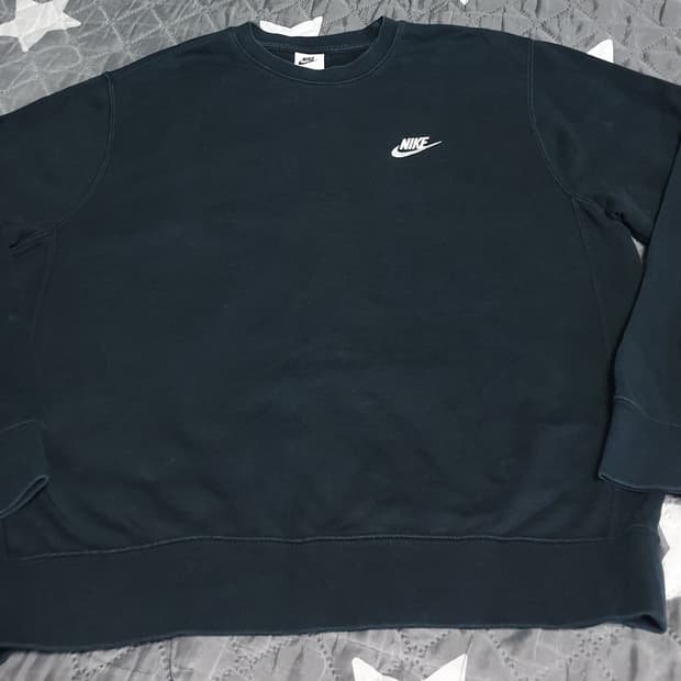 나이키 NSW 클럽 크루 맨투맨 블랙 (L)