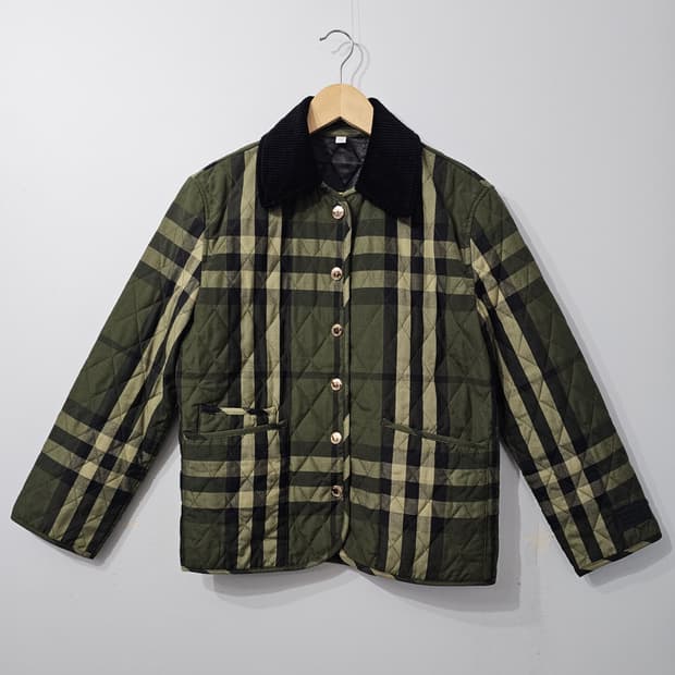 Burberry 버버리 퀼팅 체크 자켓 55~66