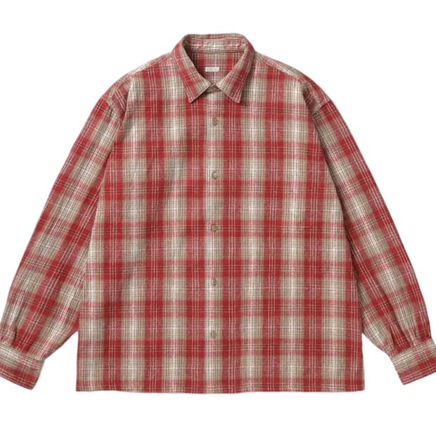 (삽니다)아프레쎄 체크셔츠 레드