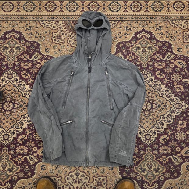 cp컴퍼니 고글 후드 자켓 