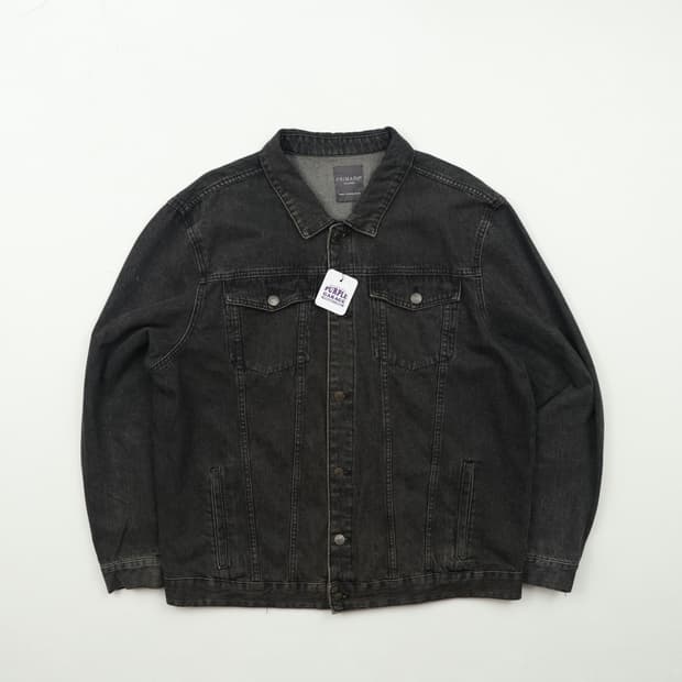 빈티지 청자켓 블랙 XL A1023