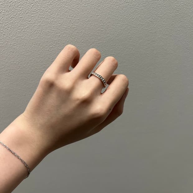 925 실버 스터드 반지 handmade studs ring