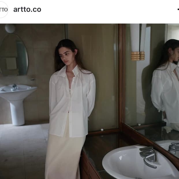 Artto Irene high neck shirts