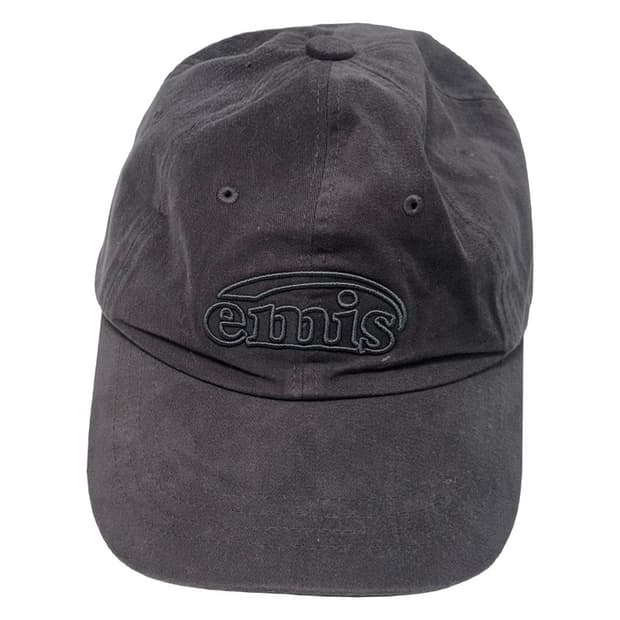 EMIS 코튼 브러쉬드 볼캡 차콜