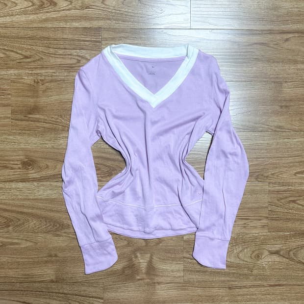 빈티지 라벤더 핑크 나이키 티셔츠 히메갸루 로걀 발레코어 스포티 아일릿