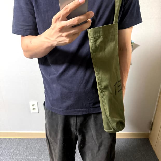 아르켓 카키 토트백