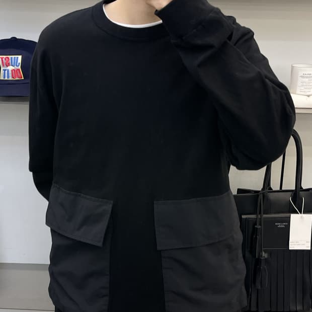 사카이 23ss 투포켓 레이어드 롱슬리브