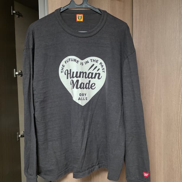 휴먼 메이드(Human Made) 하트 롱슬리브 티셔츠