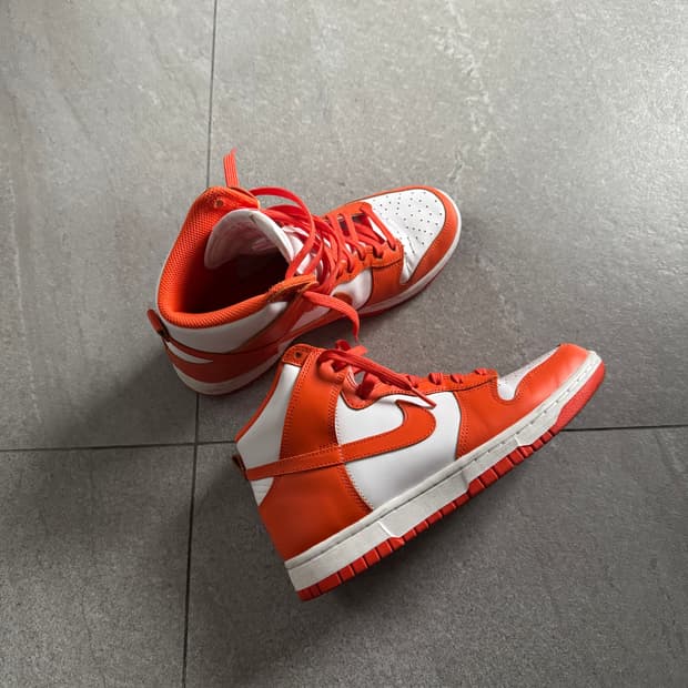 나이키 덩크 하이 오렌지 / 240