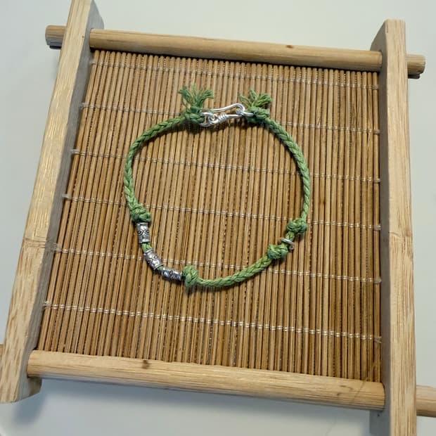 핸드메이드 카렌실버 실팔찌