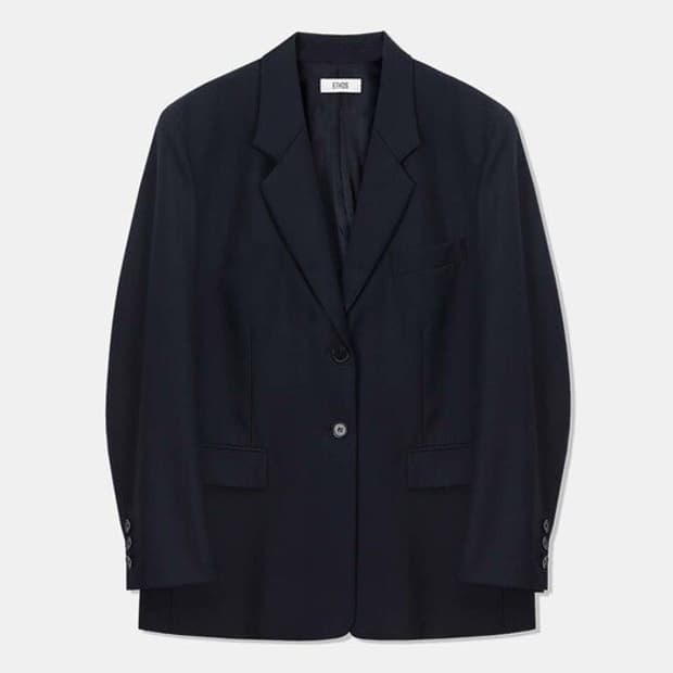 에토스 베이직 자켓 네이비