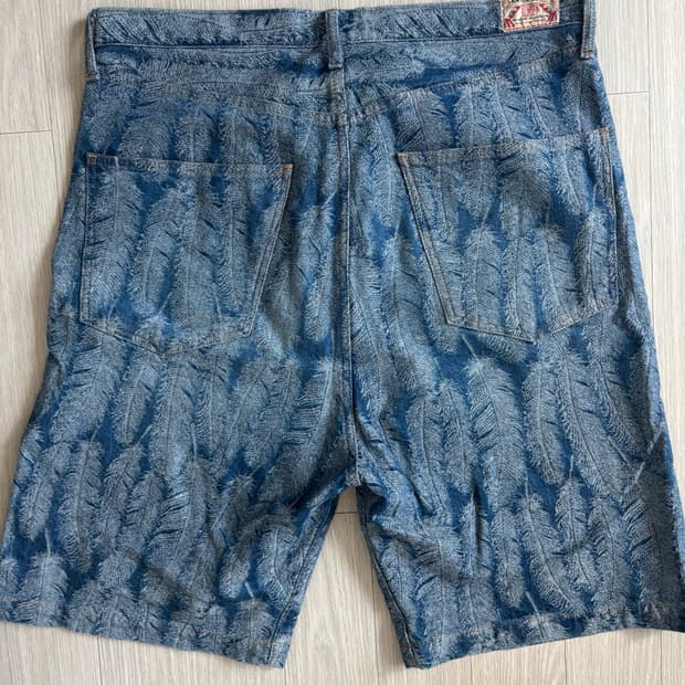 캐피탈 12온즈 맥파이 데님 반바지