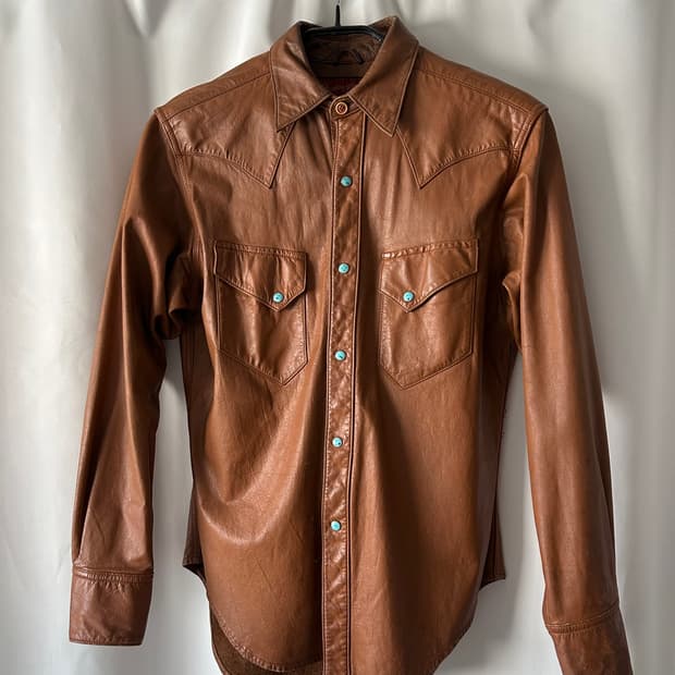 인디안 모터사이클 웨스턴 셔츠