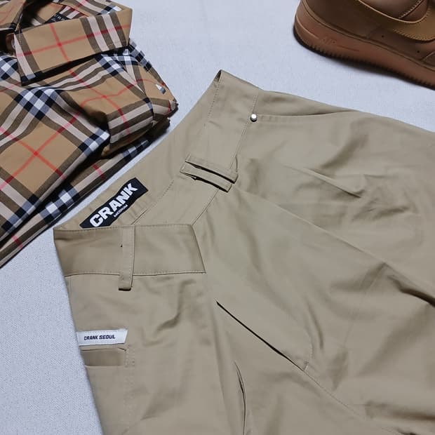 crank 크랭크 버뮤다 쇼츠 반바지 면바지