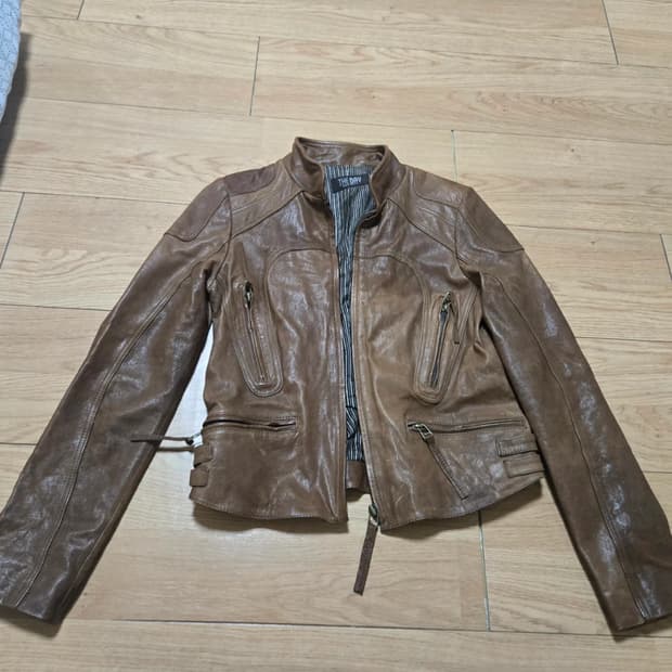 브라운 양가죽 자켓