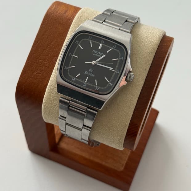 세이코 Seiko 쿼츠 실버웨이브 스퀘어