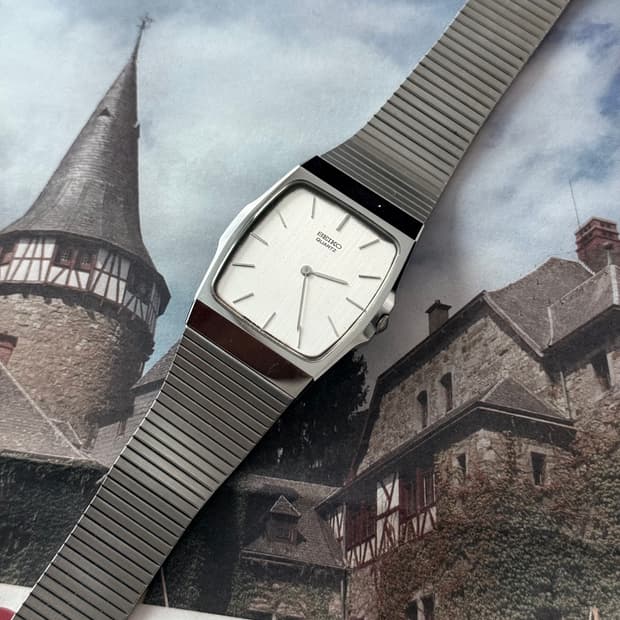 세이코 Seiko 쿼츠 스퀘어