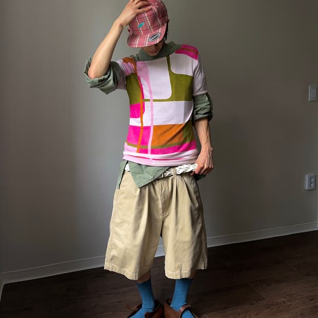 Lacasa Ashiya 지오메트릭 니트