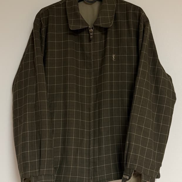 입생로랑 리버시블 블루종자켓 90s