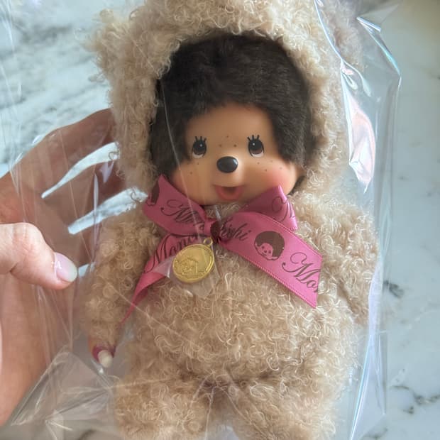 [고전 새상품] 몬치치 x 테디베어 콜라보 인형