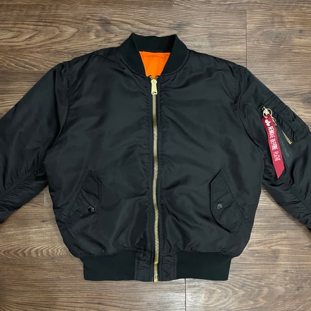 알파인더스트리 ma-1 항공점퍼 블랙