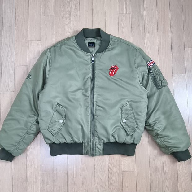 브라바도 더롤링스톤 IORR MA-1 점퍼 L _ 남성,사진확인