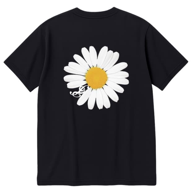 [L]피스마이너스원 마마 티셔츠 블랙