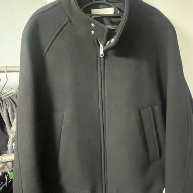 애프터프레이 해링턴 자켓 블랙