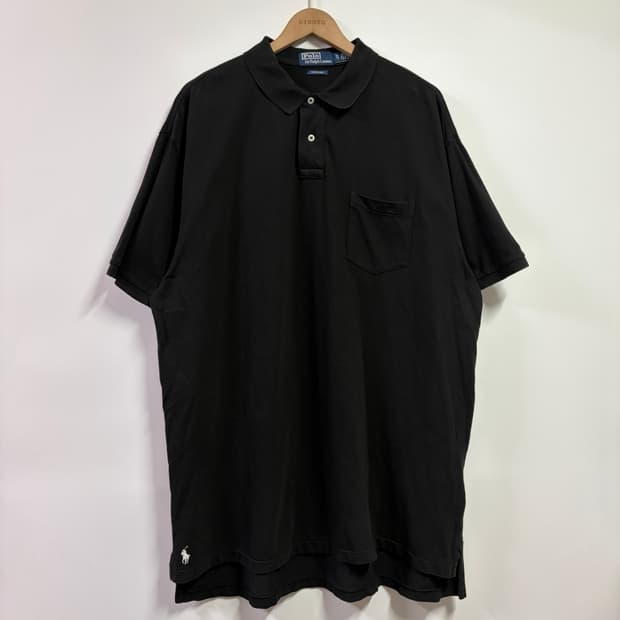 [XL] 폴로 QR라벨 빅셔츠핏 반팔 카라티