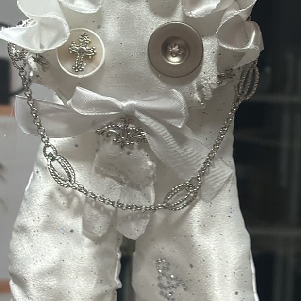 핸드메이드 쇠맛 토끼 키링 