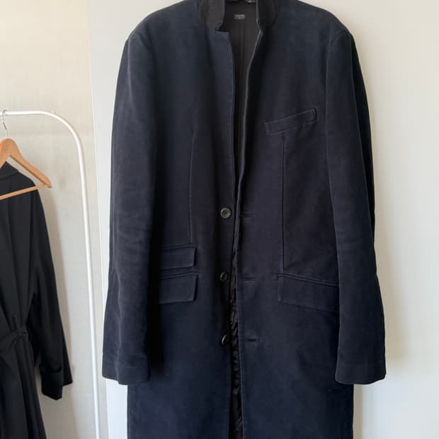 Armani Exchange Moleskin Coat(L, navy)