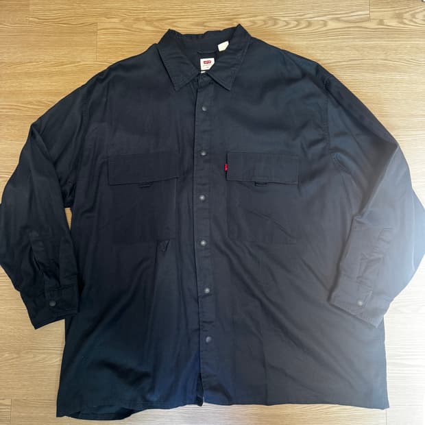 리바이스 택티컬 오버셔츠 블랙 XL / 남주혁(백이진) 착용