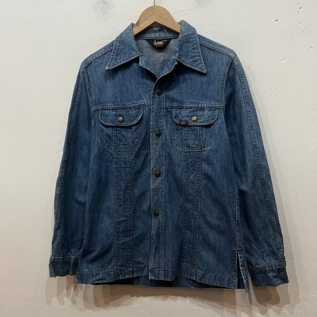 70s Lee 데님 셔츠 자켓 Made in USA