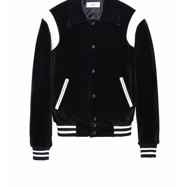롤링스튜디오 벨벳 바시티 자켓 s