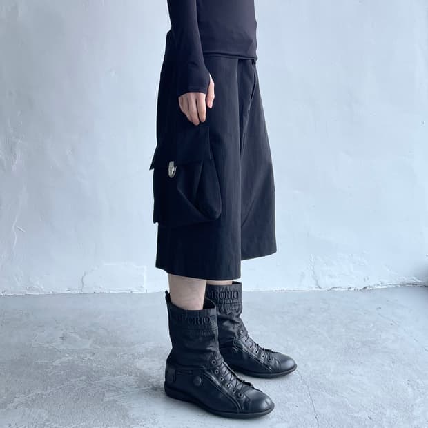 요지야마모토 리미푸 와이드 카고 쇼츠