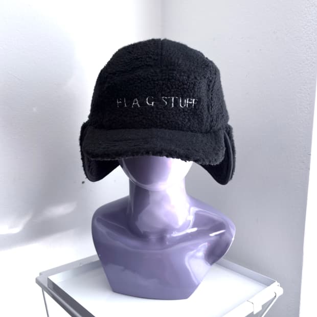 플래그 스터프 이어플랩 플리스 캡