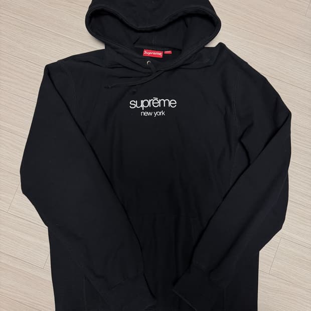 슈프림 Supreme 클래식 로고 후드