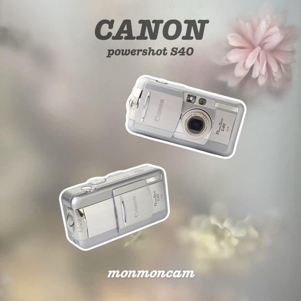 가을🤍 캐논 파워샷 S40 CANON PowerShot 디카