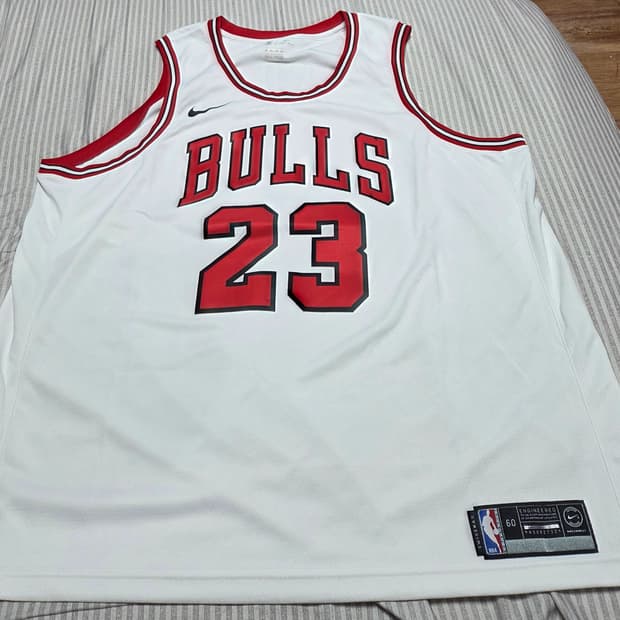 나이키 시카고불스 마이클조던 스윙맨져지 23번 소장용 3XL 화이트한정판
