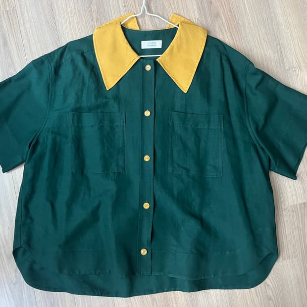 스튜디오톰보이 카라 블라우스