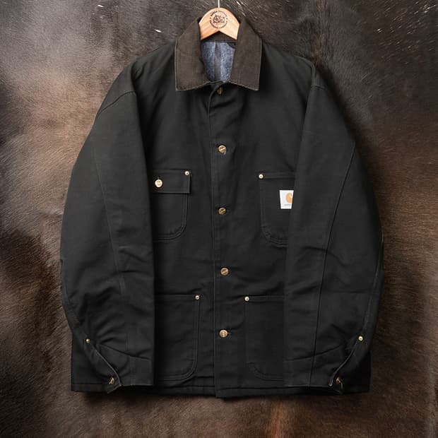 [115] 칼하트 C01 블랭킷 라이닝 덕캔버스 쵸어코트 블랙 