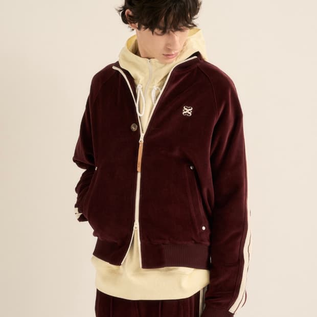 세터 로턴 벨루어 트랙 집업자켓 버건디(L) 아디다스나이키오와이아캄디네댓