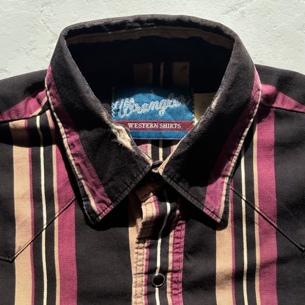 랭글러(Wrangler) 빈티지 웨스턴 셔츠