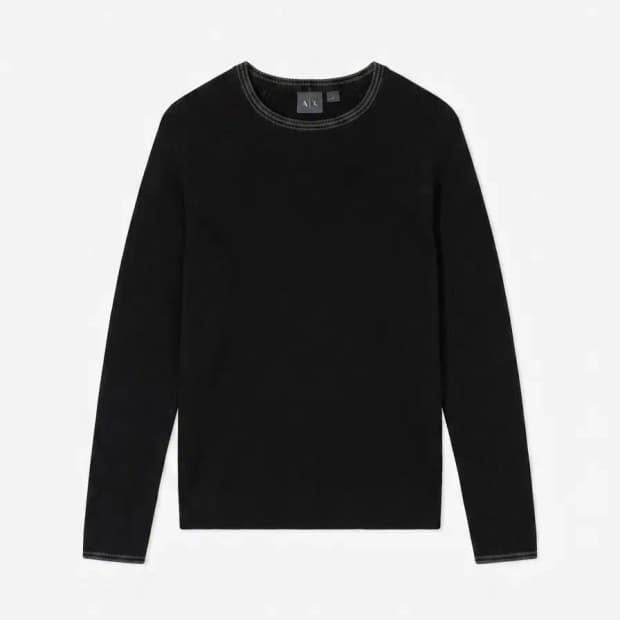 ARMANI EXCHANGE 블랙 니트 M
