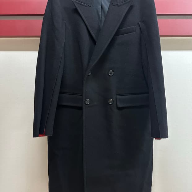 MARNI (마르니) 블랙 롱 울코트 48 사이즈