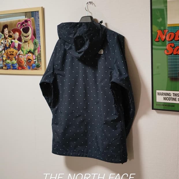 The North Face 도트패턴 바람막이
