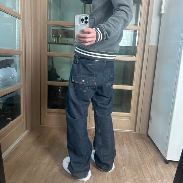 [34x 32] 리바이스 00s 엔지니어드 루즈핏 데님팬츠