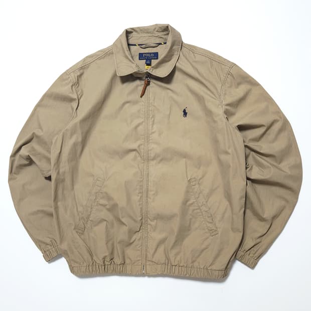 폴로 랄프로렌 신형 QR 베이포트 포플린 블루종 자켓