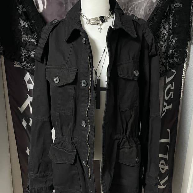 2010야상점퍼버커루st고스펑크다크웨어락시크유니섹스코르티스